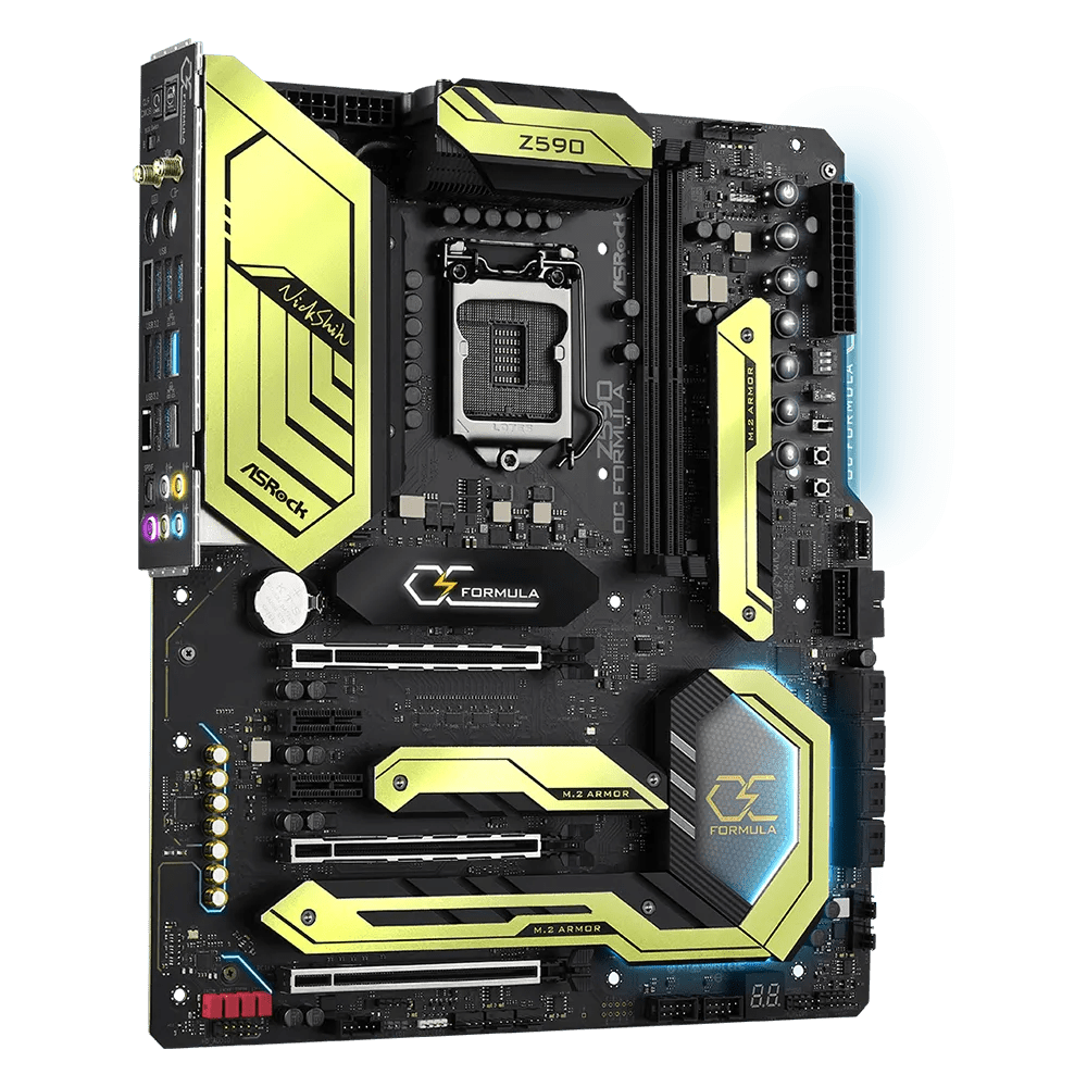 ASRock Z590 OC Formula Intel 500 Series ATX Motherboard | 90 - MXBFS0 - A0UAYZ | - Vektra Computers LLC ASRock Z590 OC Formula Intel 500 Series ATX Motherboard | 90 - MXBFS0 - A0UAYZ | - Vektra Computers LLC